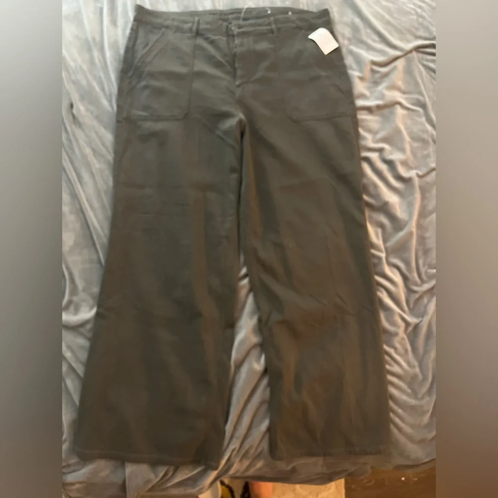 American Eagle Outfitters Cotton Forest Green Trousers size 20 - Picture 4 of 6